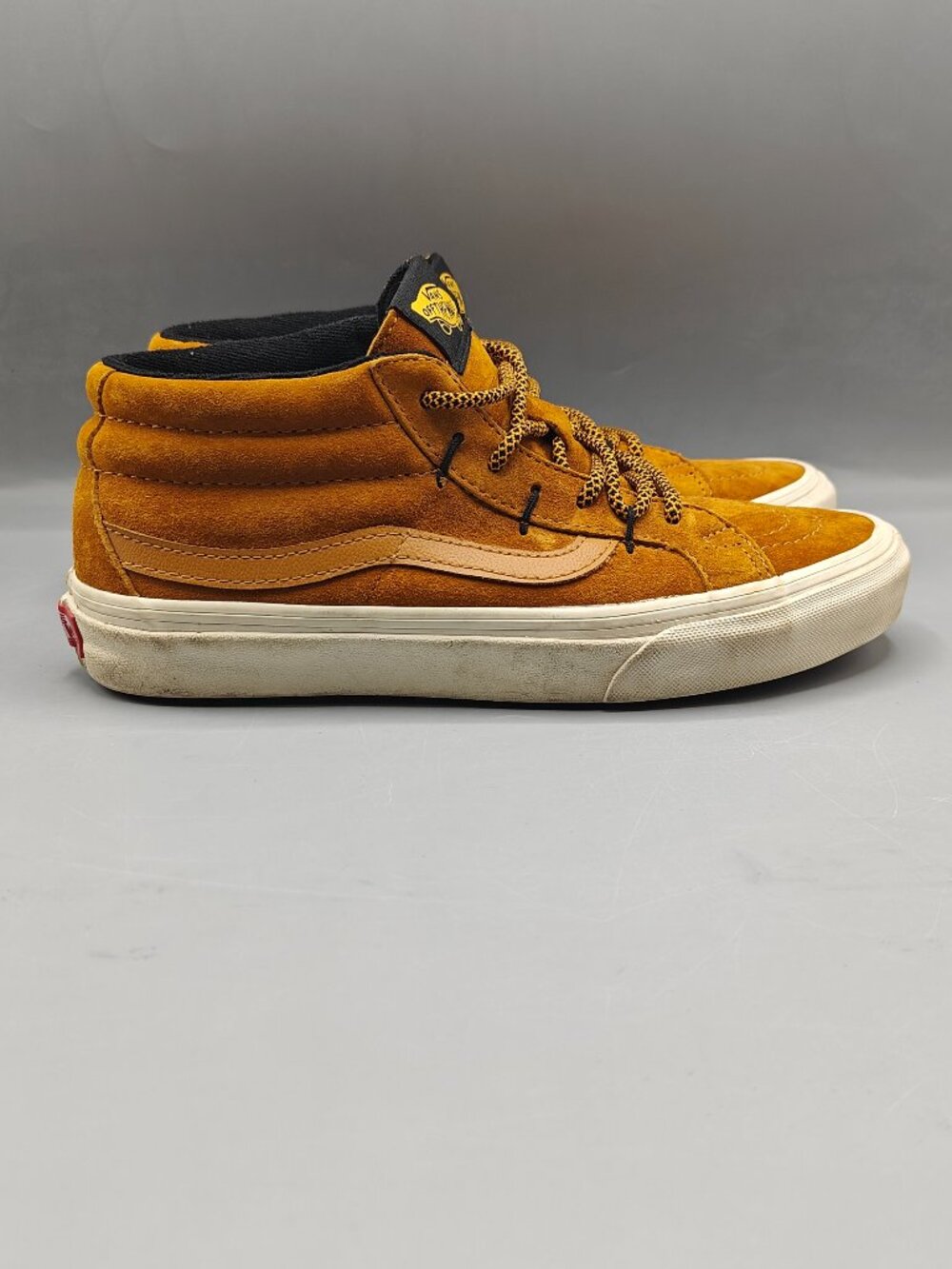 VANS SK8 Mid Top Reissue Ghillie MTE Sudan Brown Suede Leather US M 6.5 W 8